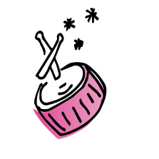 Sprout Society Drum Icon